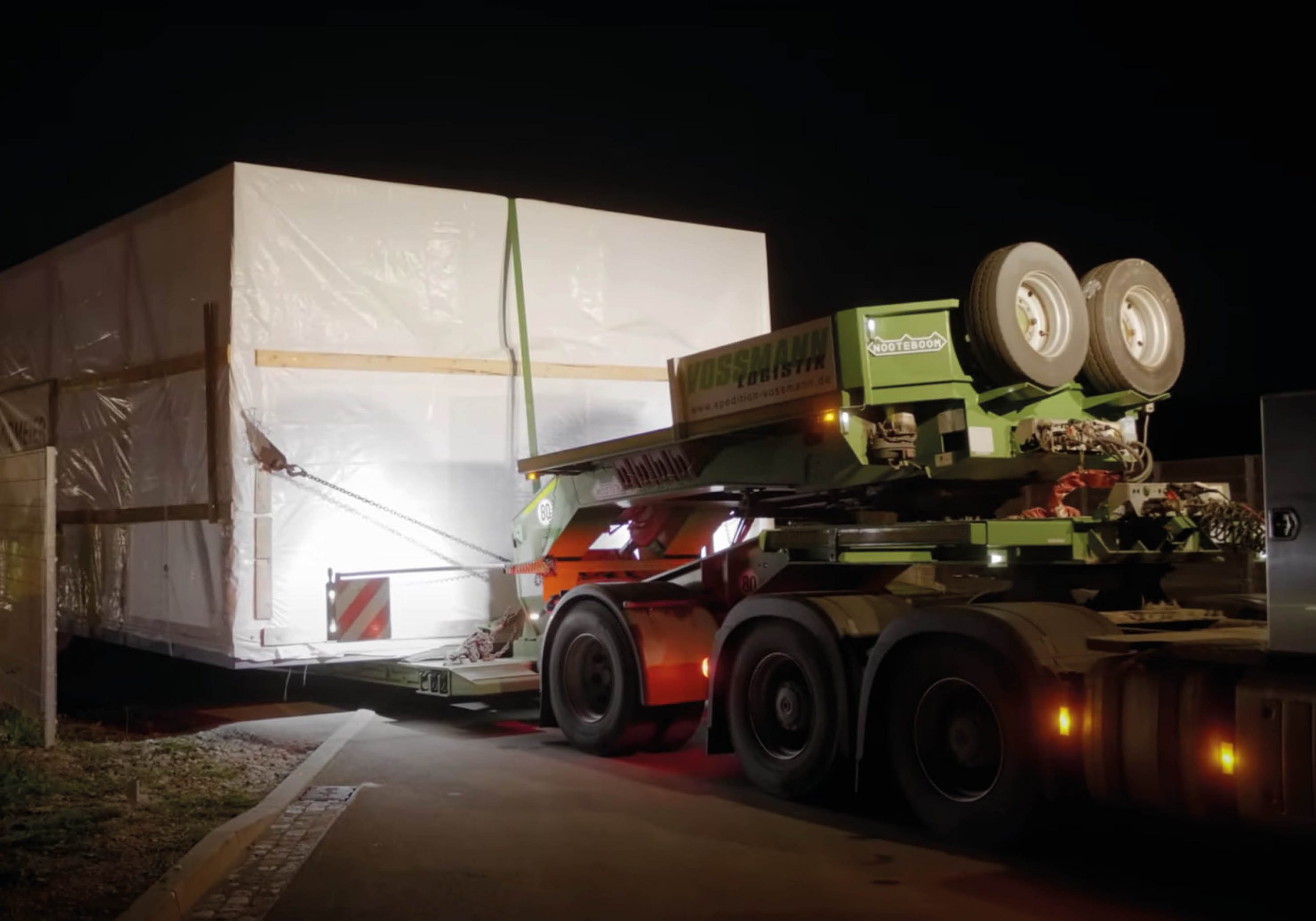 Schwertransport nach Schottland von Schmidmeier NaturEnergie GmbH