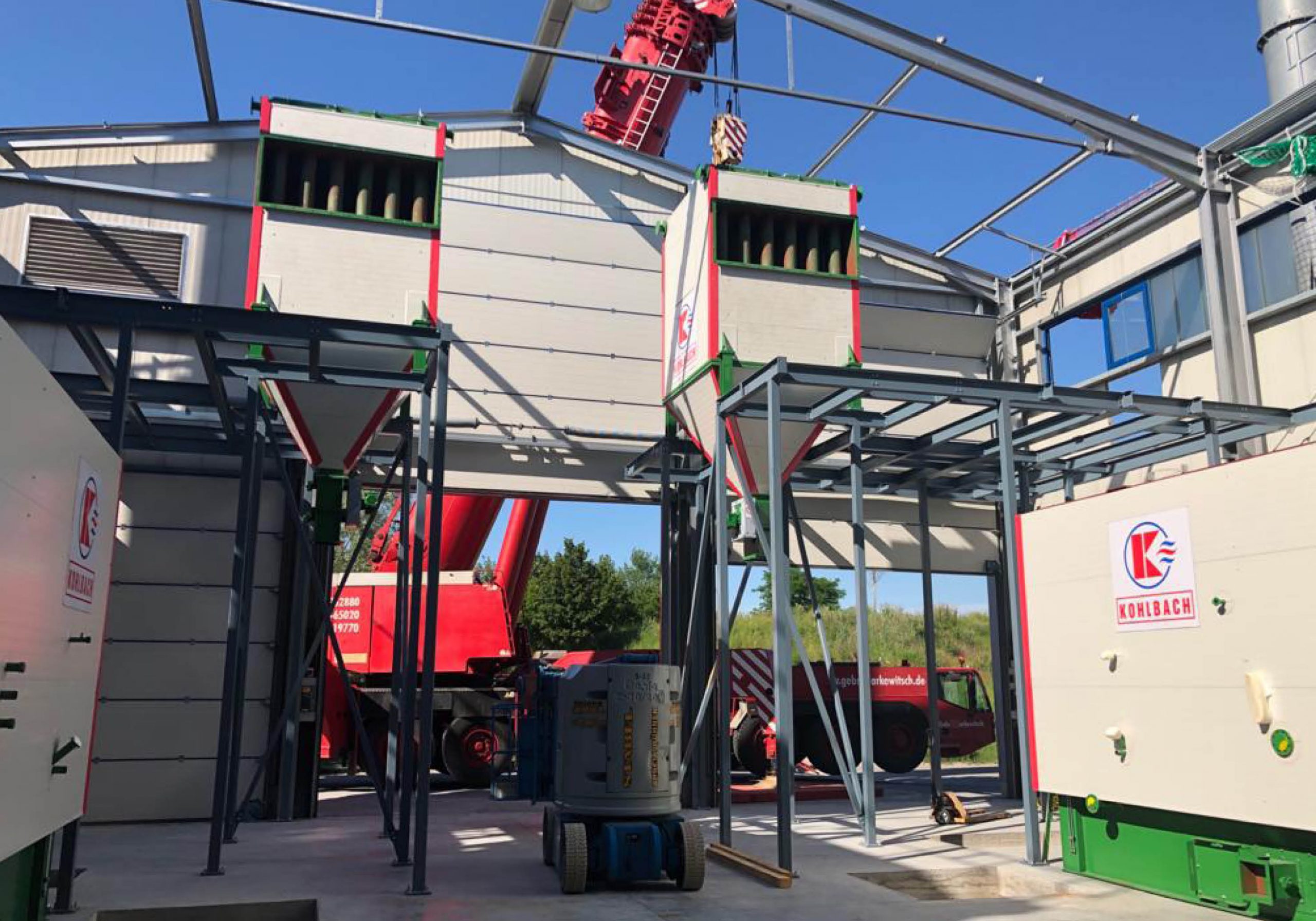 Biomasseanlage für Gewächshäuser