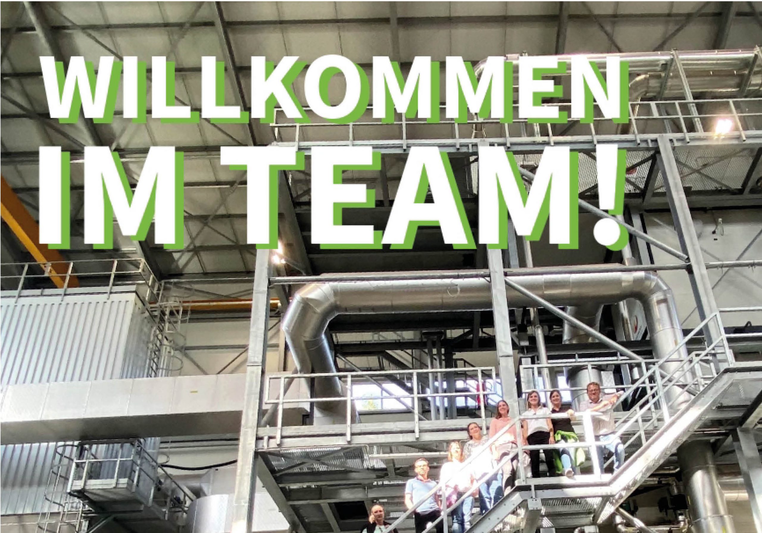 Mitarbeiterschulung in Biomasseanlage