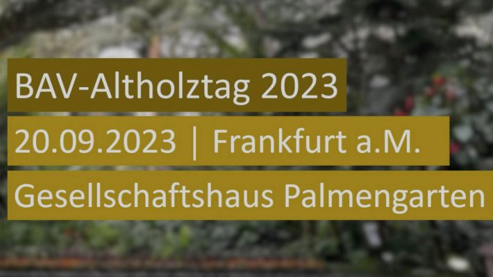 Rückblick BAV Altholztag 2023