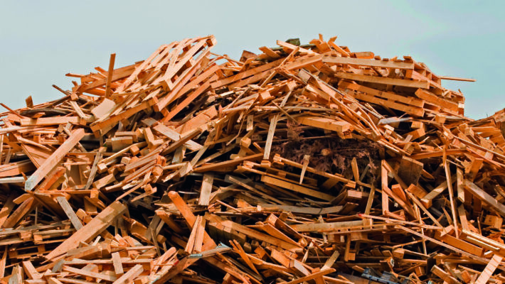 Stockbild Holzpaletten