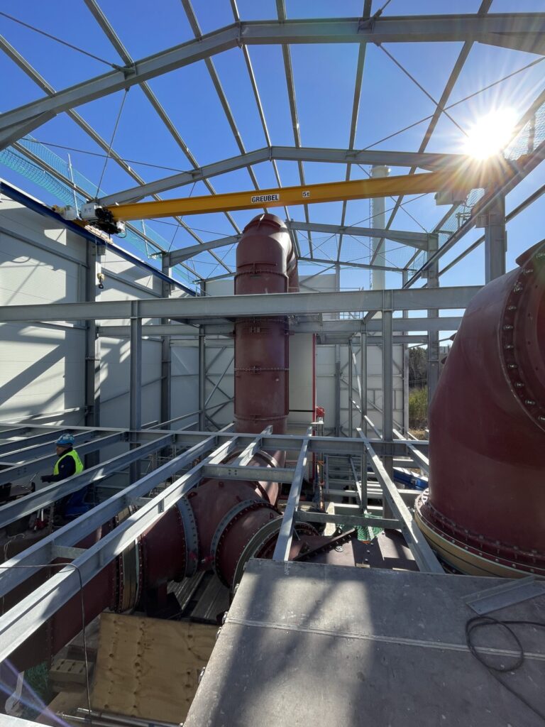 Innenansicht Luft-Rauchgas-Wärmetauscher