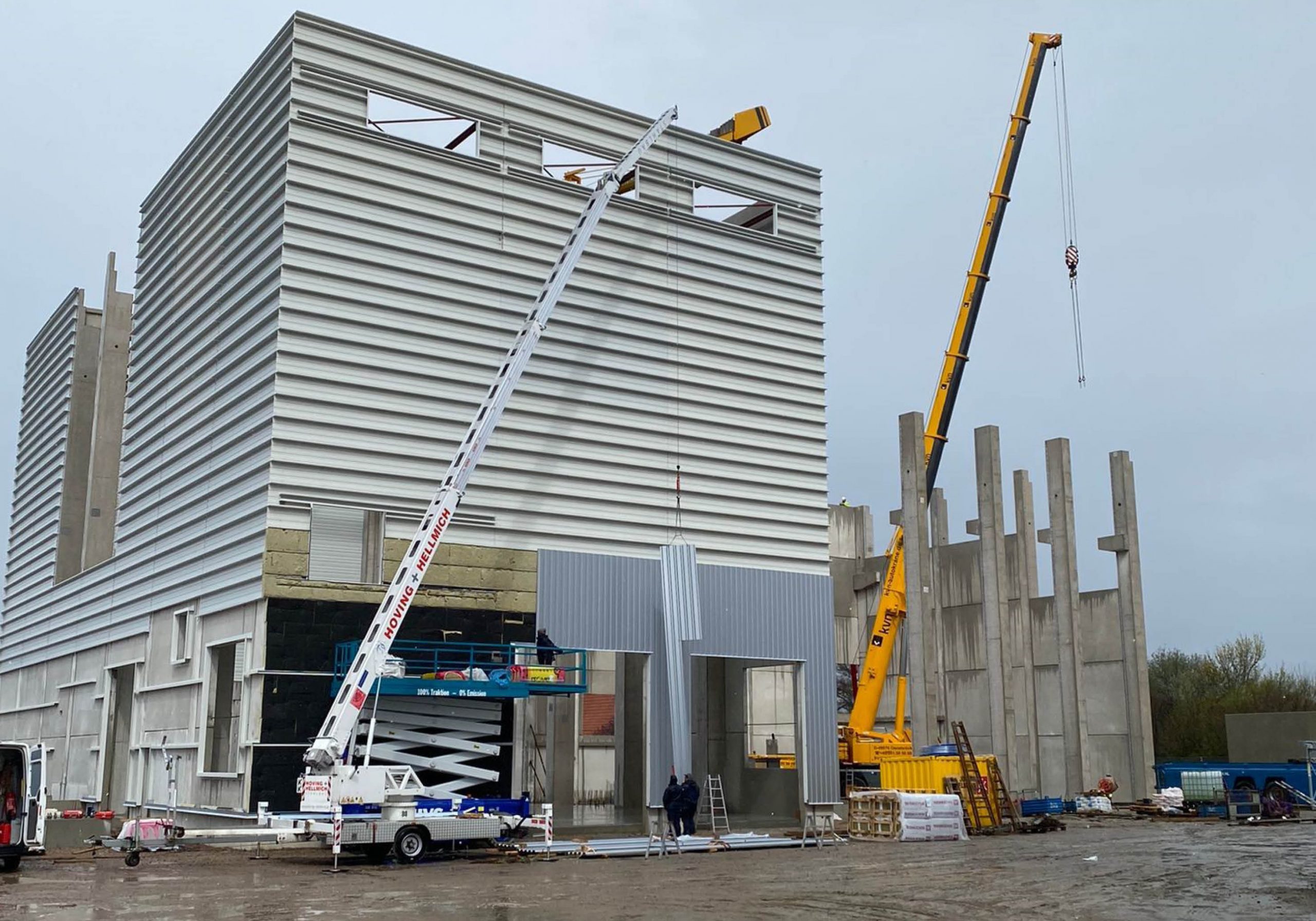 Baustelle Biomasseanlage Projekt Bramsche