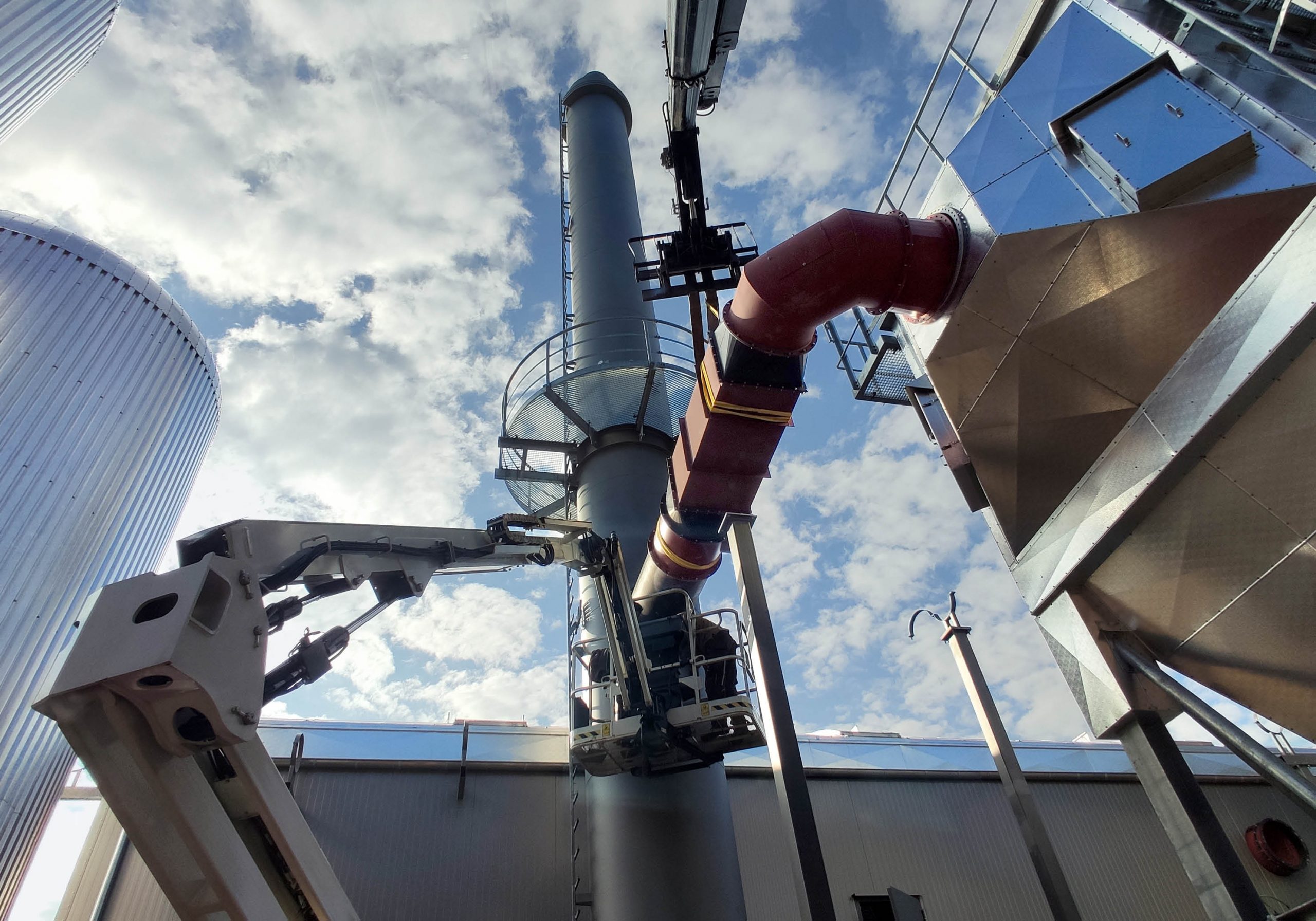 Biomasseanlage in Hückelhoven bei Scherzer und Boss