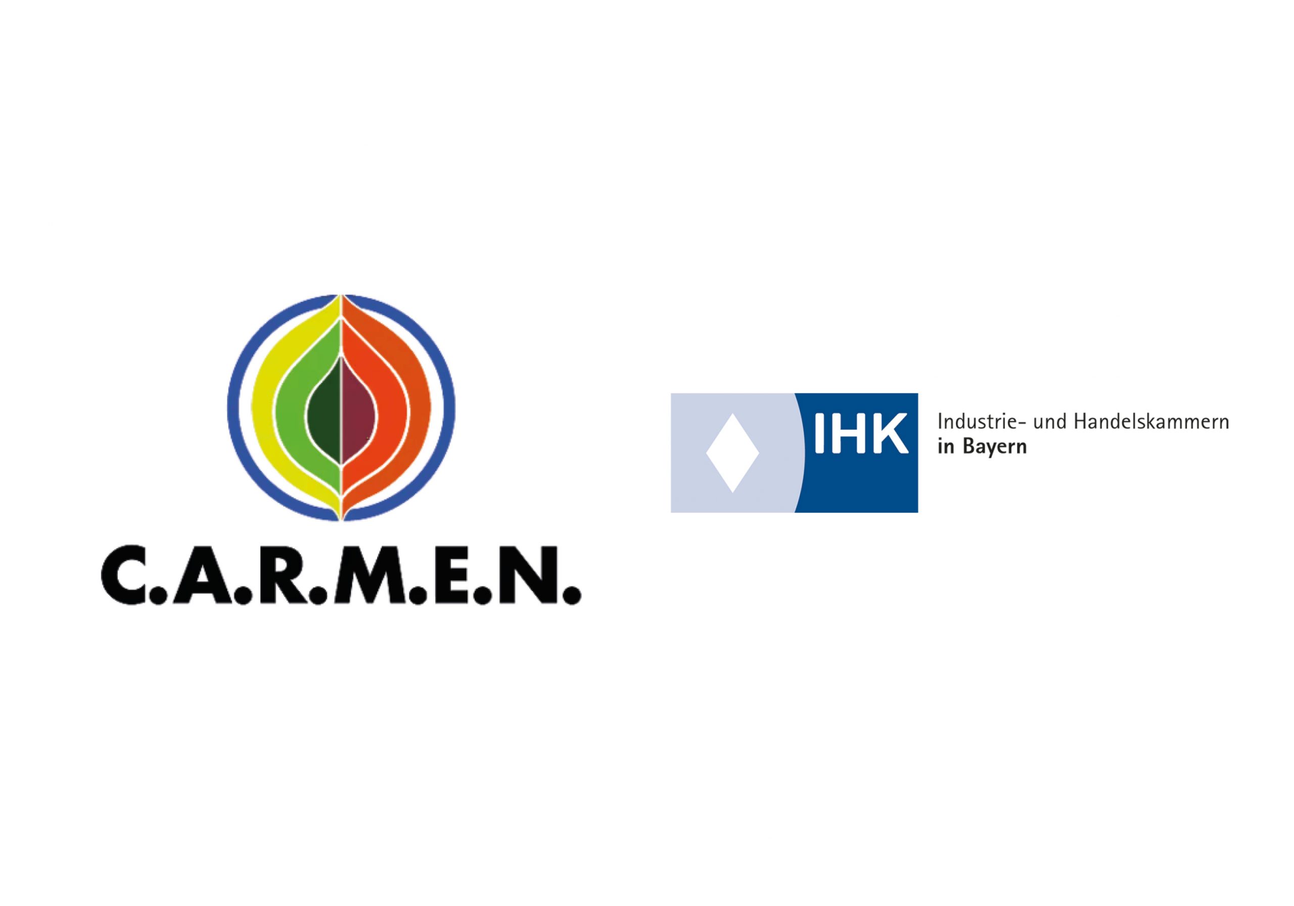 Logos C.A.R.M.E.N. e.V. und IHK in Bayern