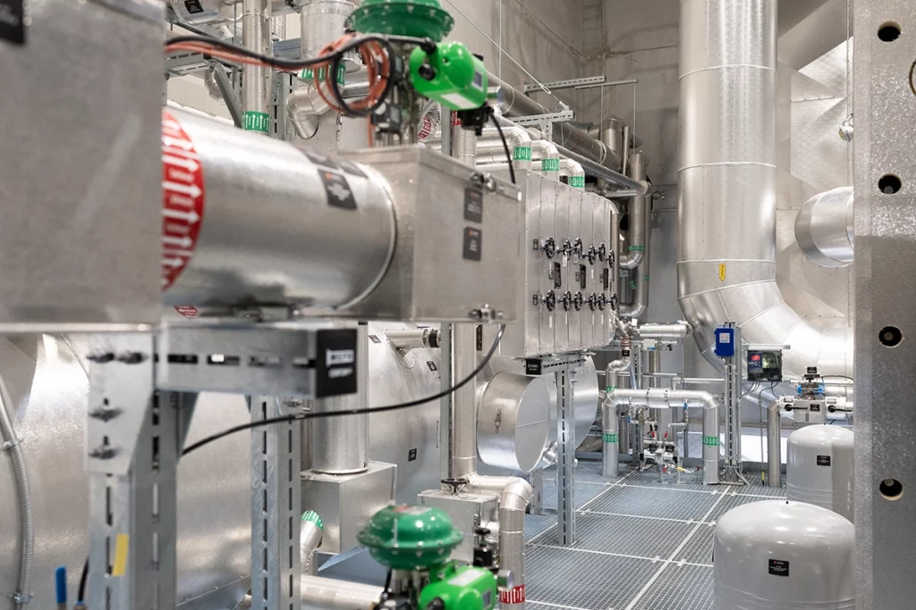 Innenansicht Projekt Penzberg mit technischen Komponenten. Bildquelle: Bulla