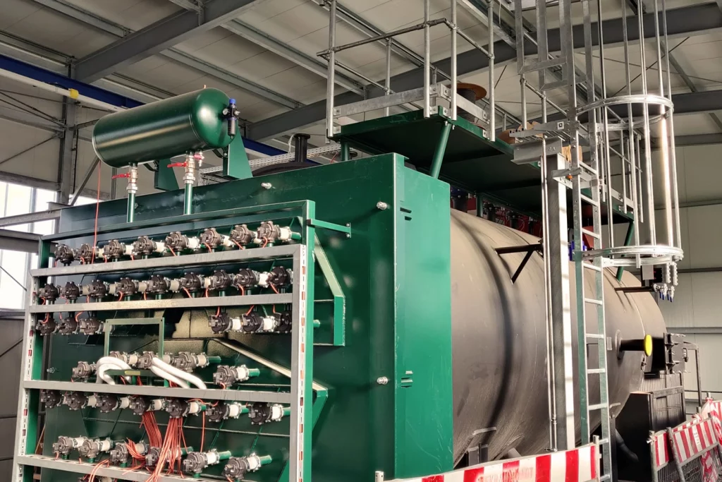 Teil der Biomasseanlage in Lüchow