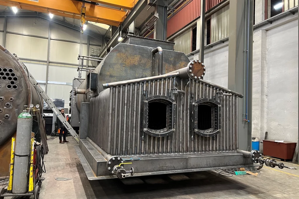 Bild einer Sattdampf-Kesselanlage