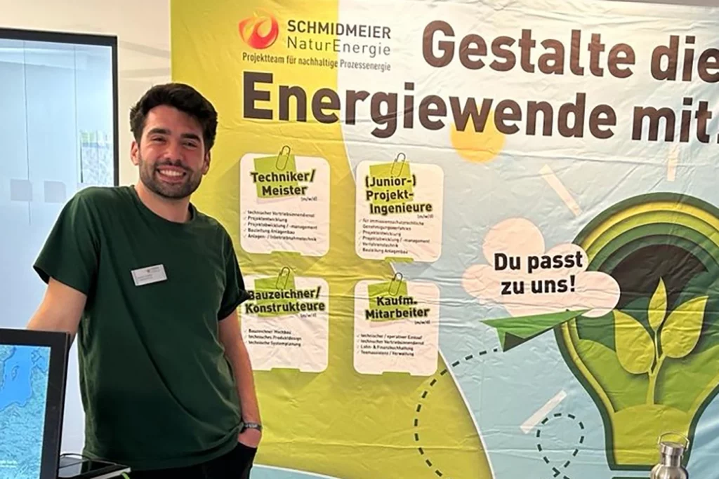 Unser Stand auf der Jobmesse der Eckert Schulen