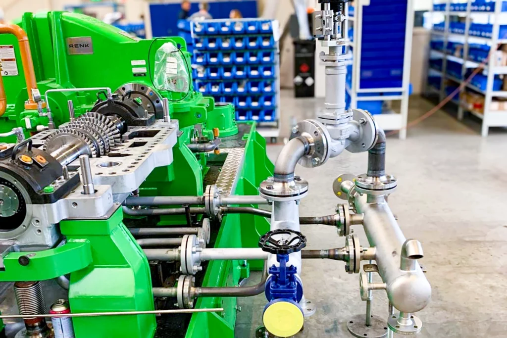 Turbine für die Biomasseanlage von EGST in Saerbeck