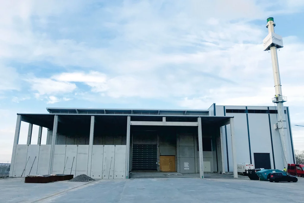 Gebrauchtholz-Anlage für conneKT Energy gebaut von der Schmidmeier NaturEnergie