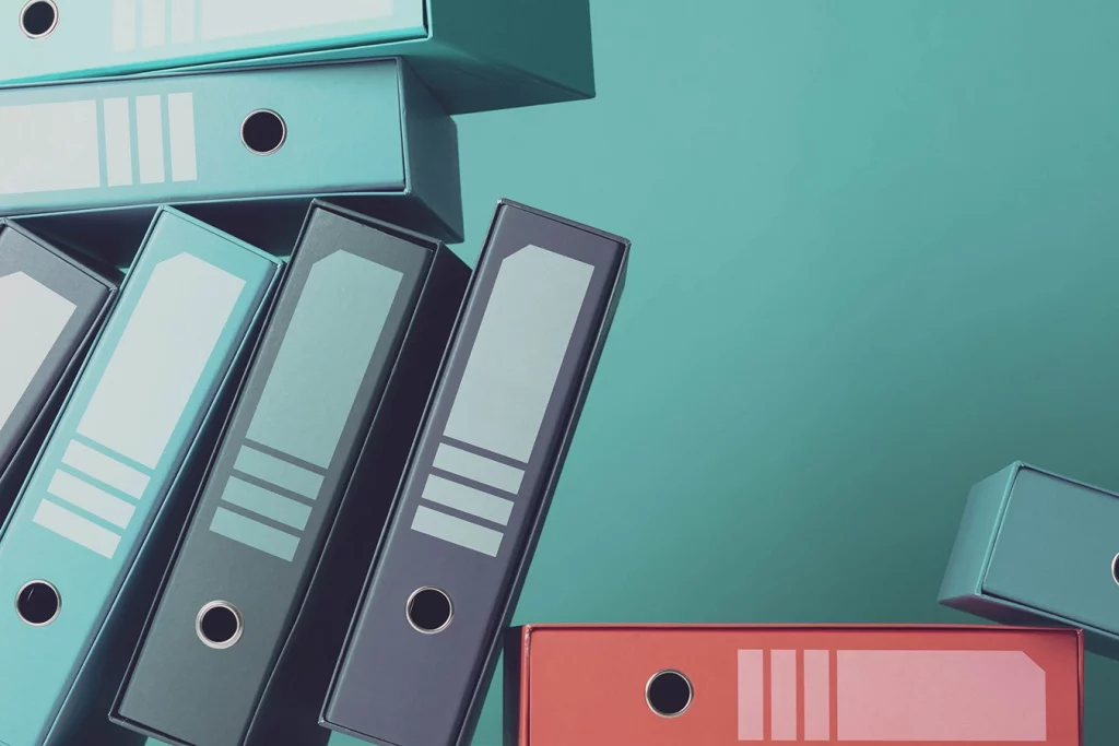 Zeichnung mit mehreren Ordnern