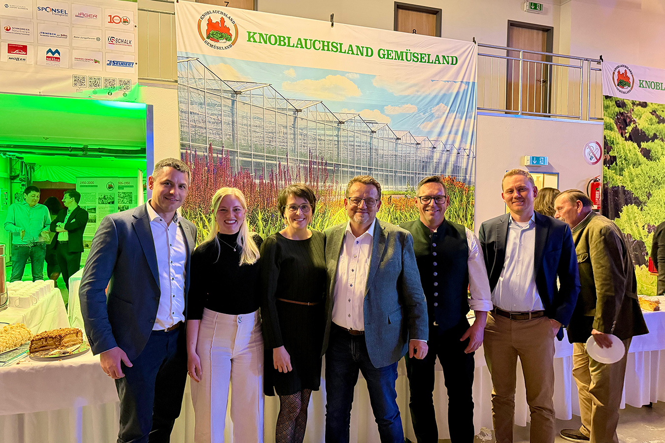 Thomas und Ferdinand Schmidmeier mit Kunden Stefan Scherzer und Fritz Boss