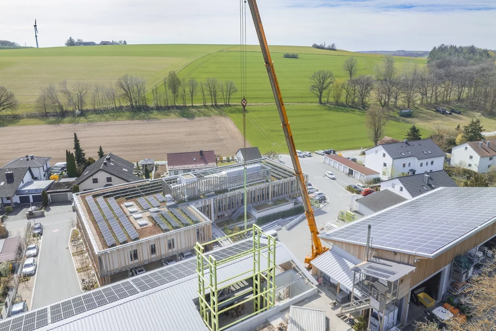Übersichtsbild Werkstatt-Umbau Ödenthal
