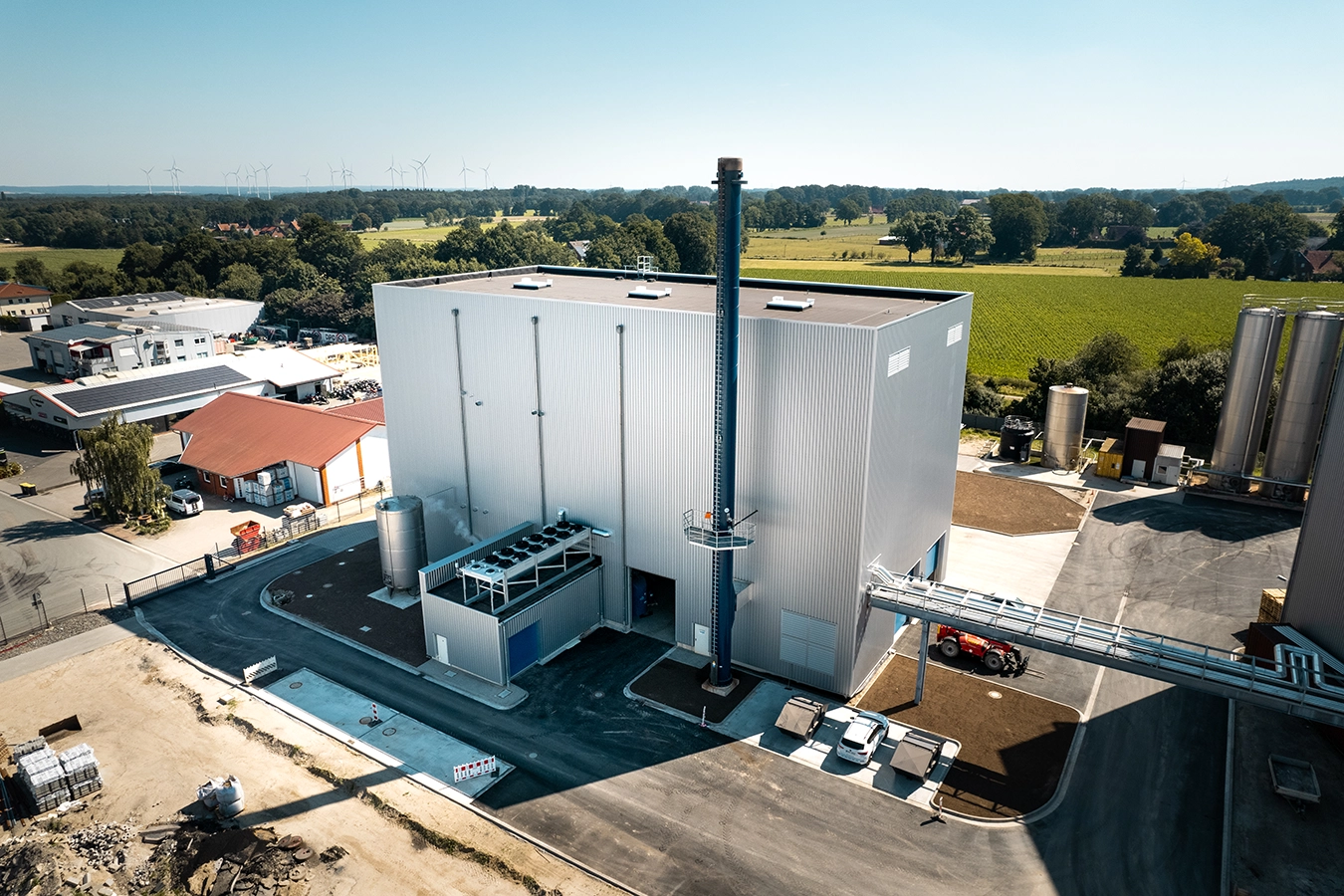 Ansicht der Anlage in Bramsche von außen