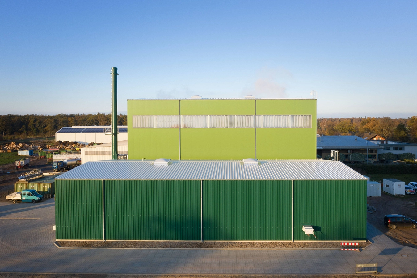 Außenansicht der Anlage in Lüchow.