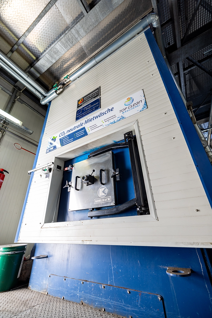 Ansicht der Feuerung innerhalb der Anlage Lohberg.