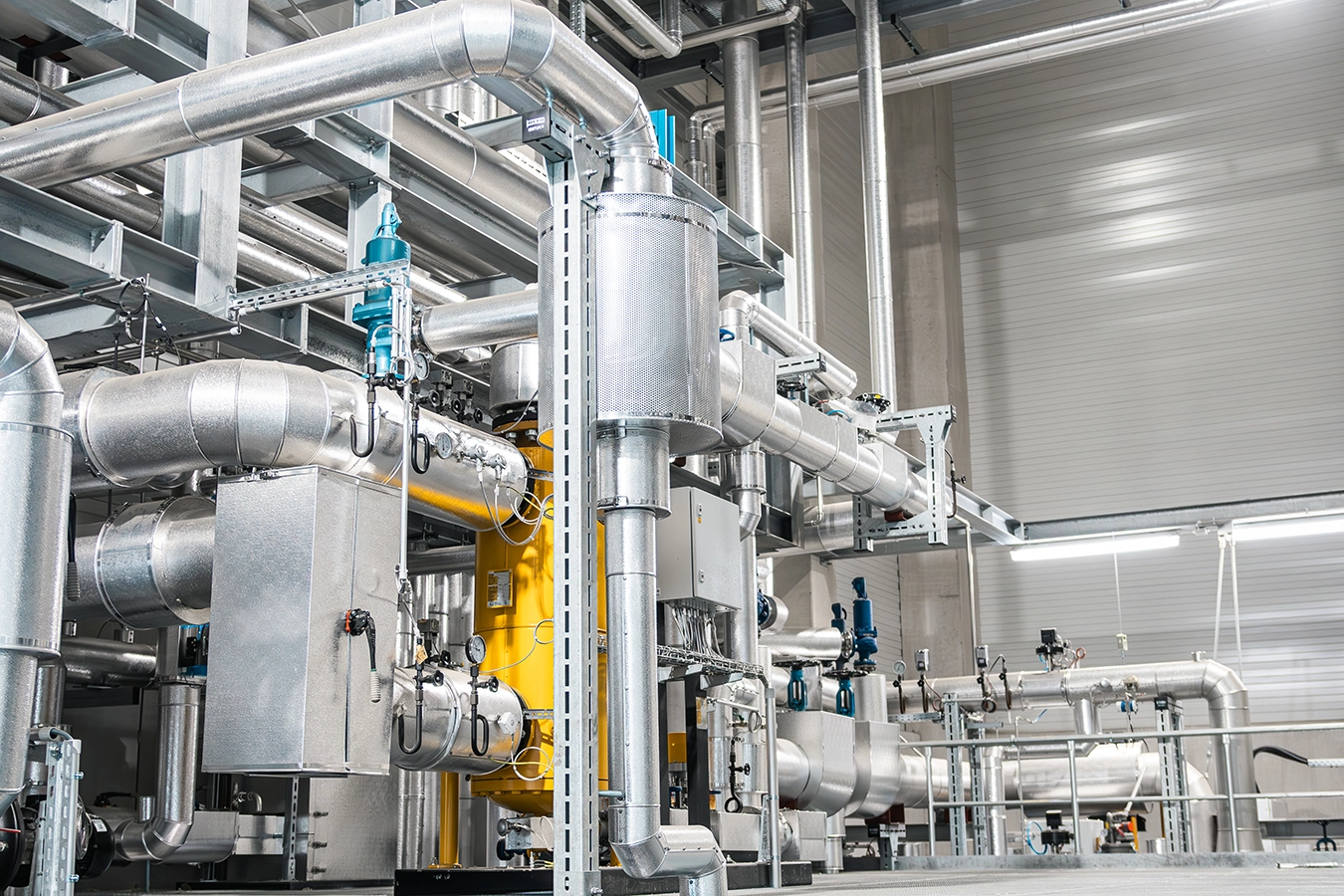 Ansicht der Anlage von innen.