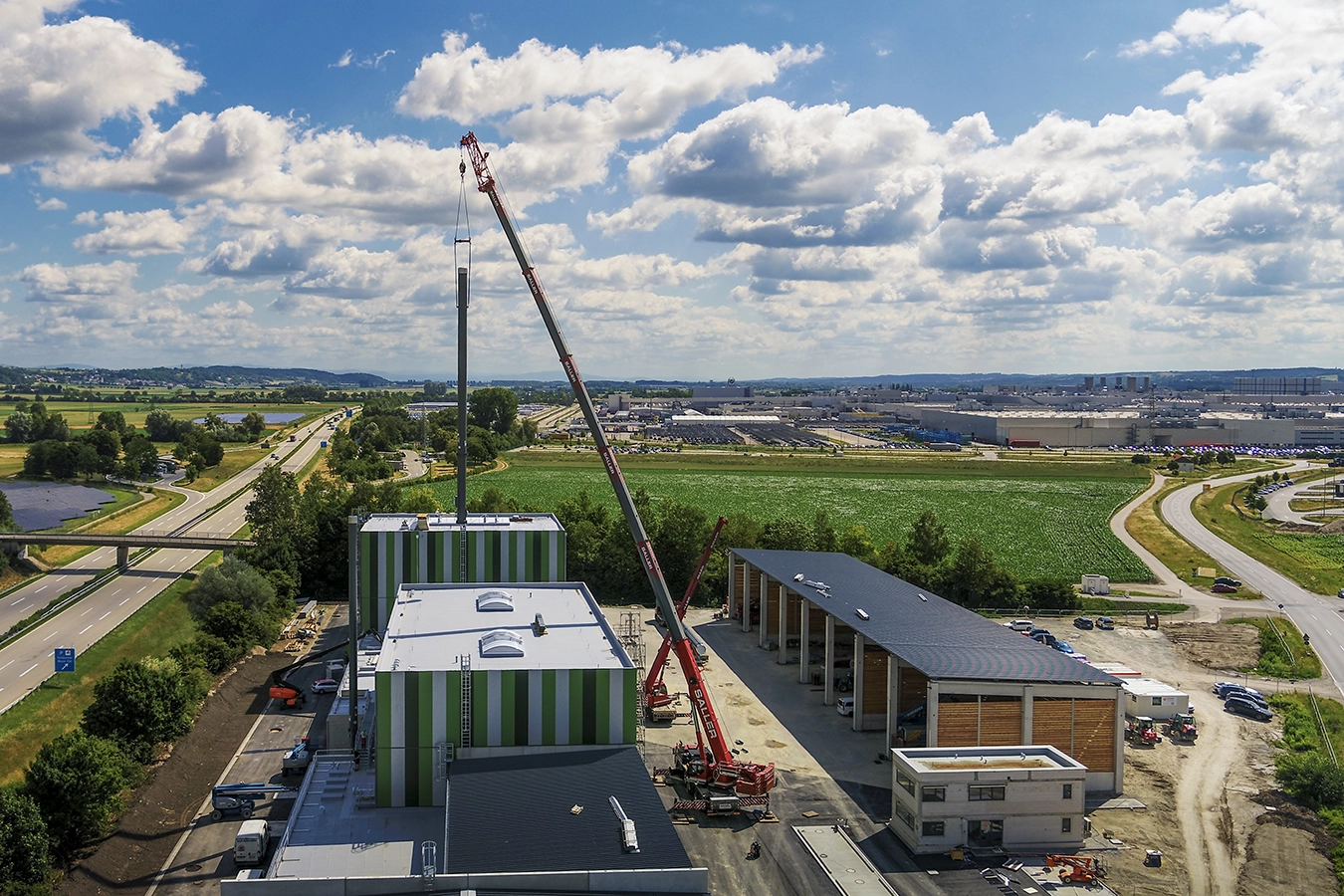 Anlage in Dingolfing direkt an der A92
