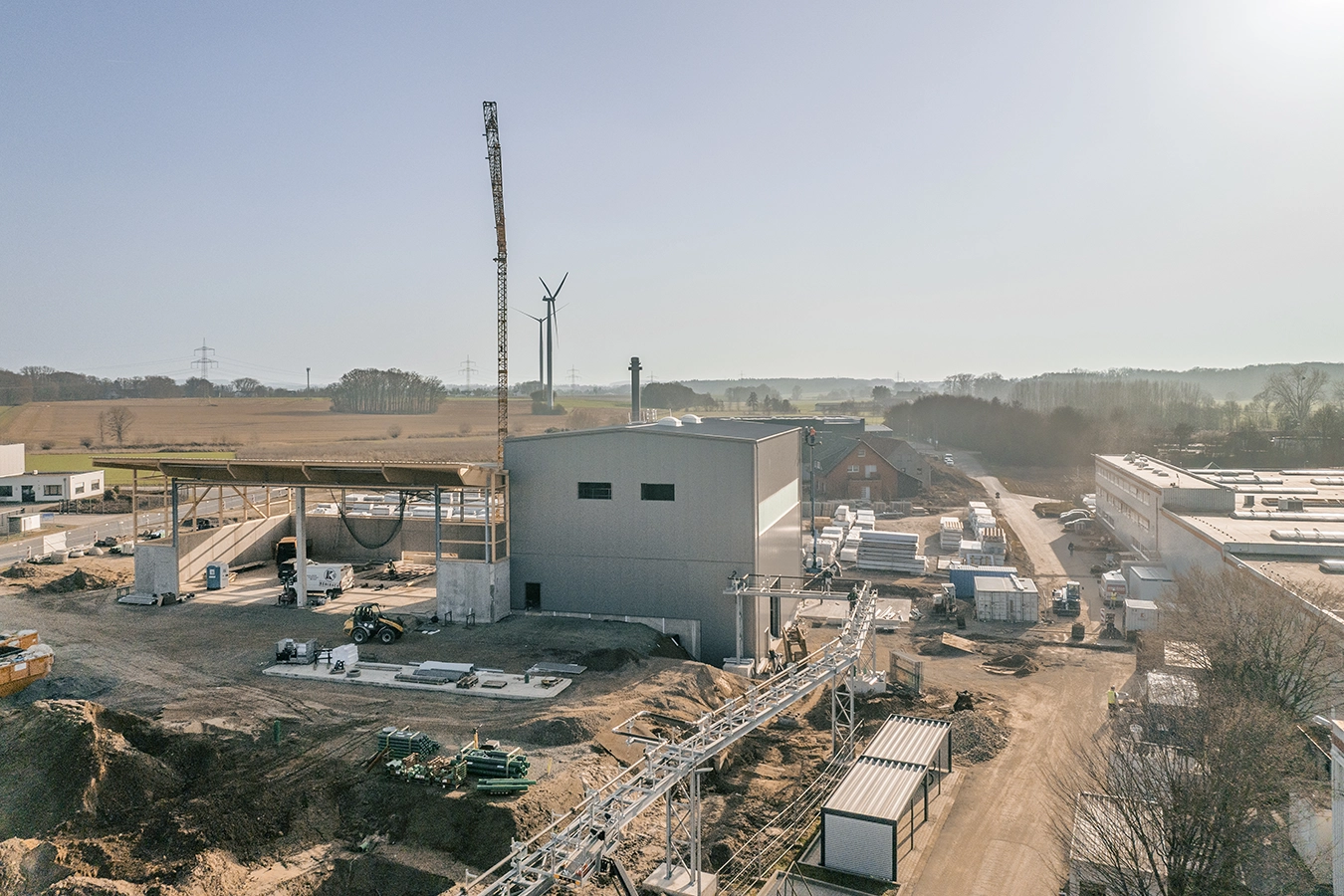 Ansicht der Anlage von außen