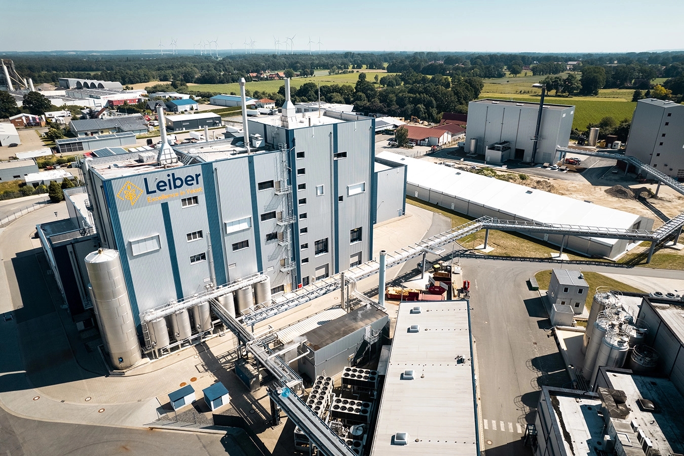 Ansicht der Anlage in Bramsche von oben