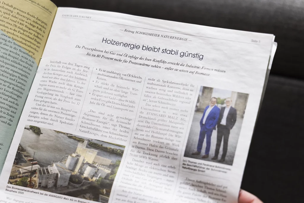 Ein Blick auf die ausgedruckte Version eines Artikels in einer Print-Zeitschrift.