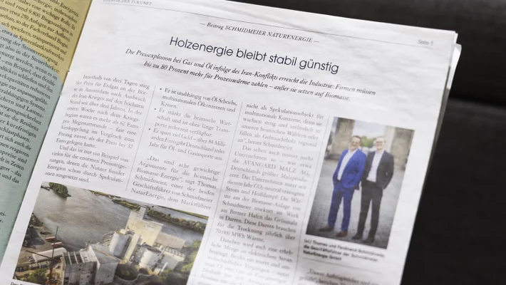 Ein Blick auf die ausgedruckte Version eines Artikels in einer Print-Zeitschrift.