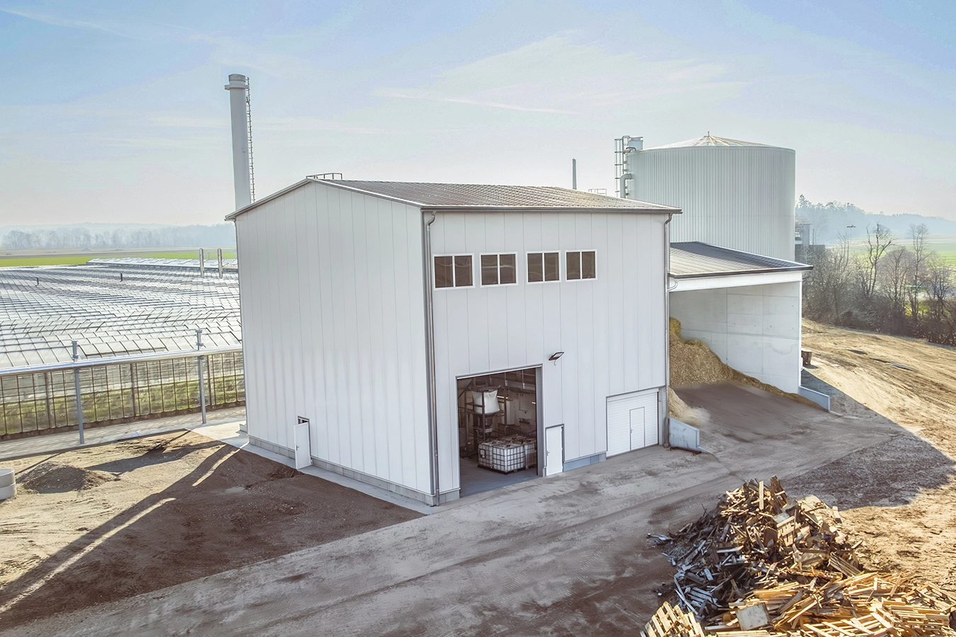 Ansicht der Anlage von Pelzl in Kirchheim