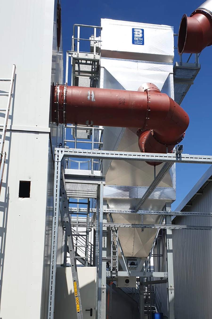 Ansicht der Anlage in Willisau von außen.