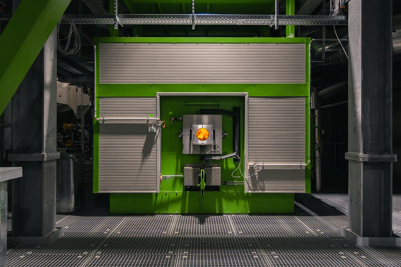 Ansicht des Kessels in Bremen von außen