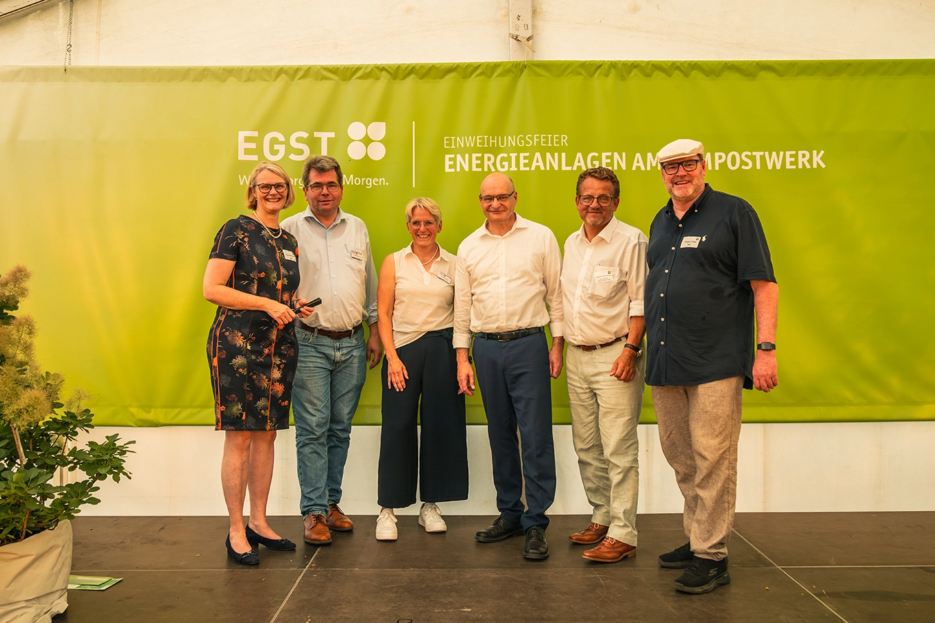 Thomas Schmidmeier mit Unternehmer der EGST