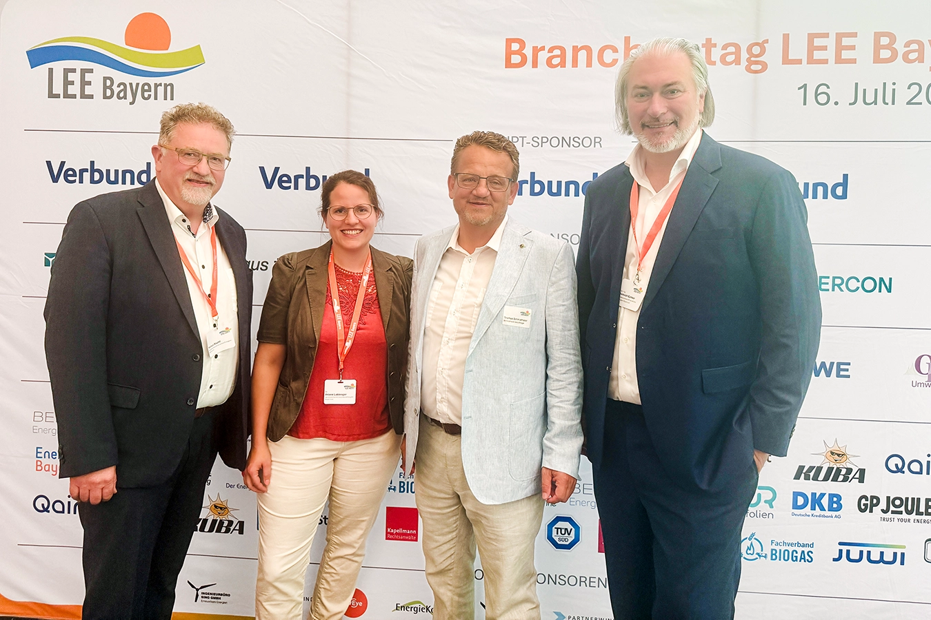 (v.l.) Markus Bäuml, Dr. Ariane Lubberger, Thomas Schmidmeier, Heinrich Gärtner