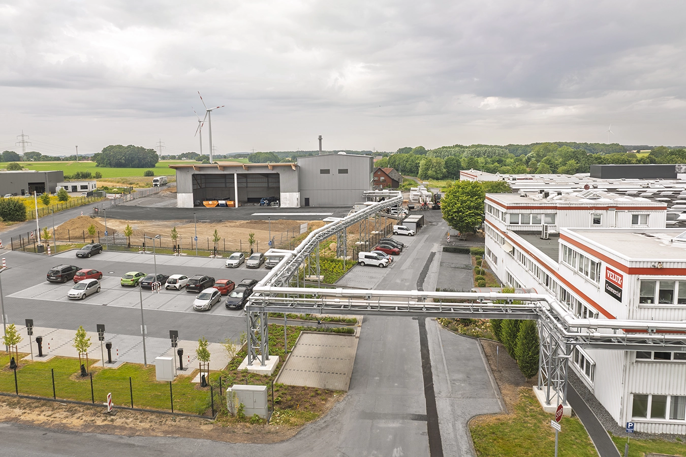 Ansicht der Anlage von außen